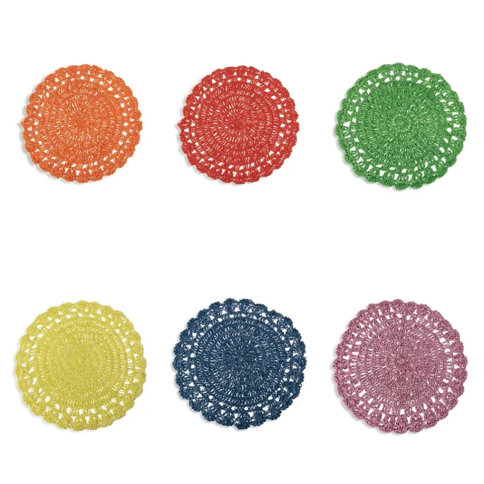 Place Rrumbullakët me Grep Sallakë me ngjyra të ndryshme 12 copë - Punzolo Viadurini