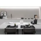 Peceta prej liri me kristale të zeza ose gjalpi, 6 copë luksoze italiane - Prezio Viadurini