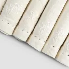 Peceta prej liri me kristale të zeza ose gjalpi, 6 copë luksoze italiane - Prezio Viadurini