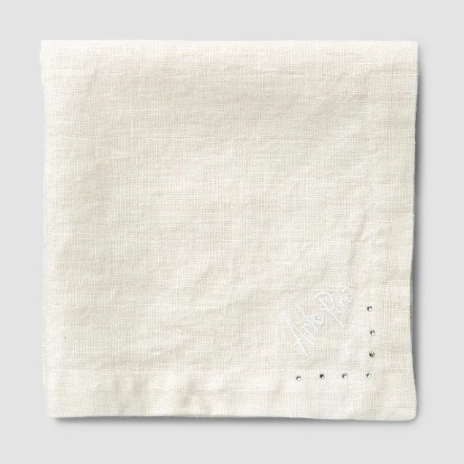 Peceta prej liri me kristale të zeza ose gjalpi, 6 copë luksoze italiane - Prezio Viadurini