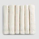 Peceta prej liri me kristale të zeza ose gjalpi, 6 copë luksoze italiane - Prezio Viadurini