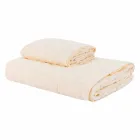 Trio i peshqirëve të banjës në peshqir Terri pambuku, Fytyrë dhe Vizitor - Ginestra Viadurini