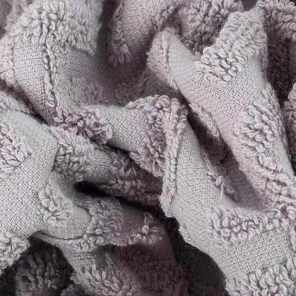 Trio i peshqirëve të banjës në peshqir Terri pambuku, Fytyrë dhe Vizitor - Ginestra Viadurini