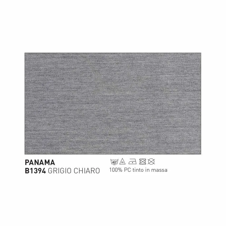 Varaschin Bali divan modern me 3 vende në natyrë, në dru të fortë dru tik Viadurini