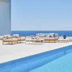 Varaschin Bali kolltuk modern në natyrë në pëlhurë të veshur me susta Viadurini