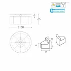 Tabela e kopshtit Big In & Out Varaschin + 8 kolltuqe moderne të projektimit Viadurini