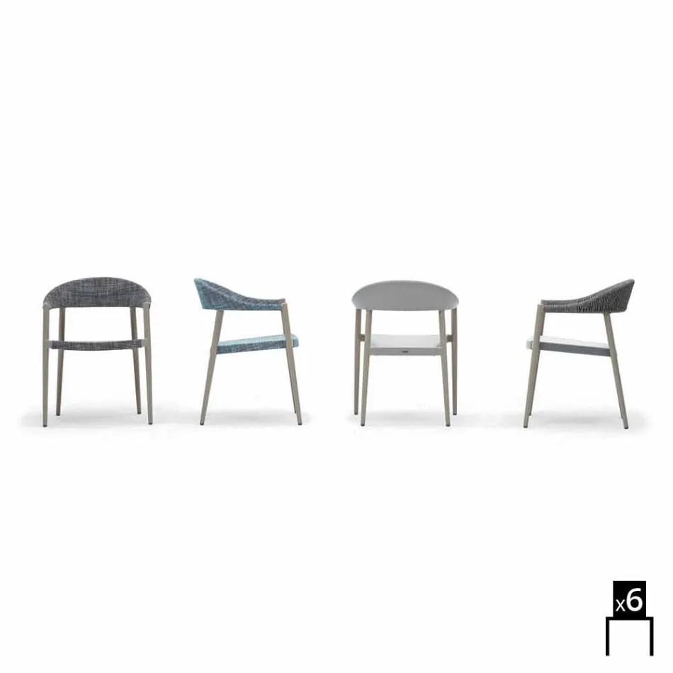 Kolltuk i projektimit kopsht bashkëkohor Varaschin Clever, 6 copë Viadurini