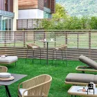 Stool kopshti moderne alumini Varaschin Cricket, 2 copë Viadurini