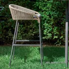 Varaschin Cricket stil kopsht me dizajn modern, grup 2 stools Viadurini