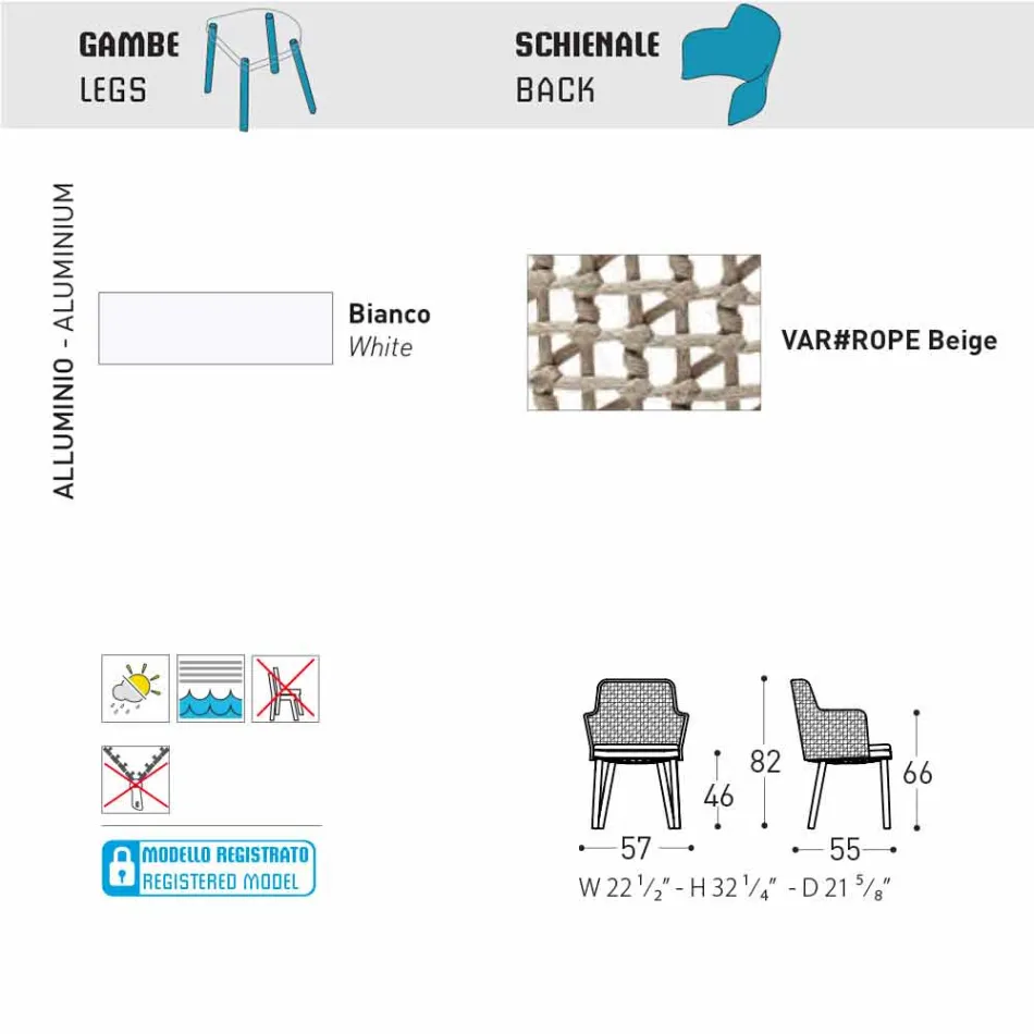 Varaschin Emma mbushur kolltuk në natyrë të dizajnit modern Viadurini