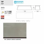 Tabela moderne e kopshtit Varaschin Kolonaki në madhësi të ndryshme Viadurini