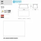 Tabela moderne e kopshtit Varaschin Kolonaki në madhësi të ndryshme Viadurini