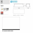 Tabela moderne e kopshtit Varaschin Kolonaki në madhësi të ndryshme Viadurini