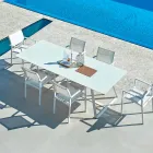 Tabela moderne e kopshtit Varaschin Kolonaki në madhësi të ndryshme Viadurini