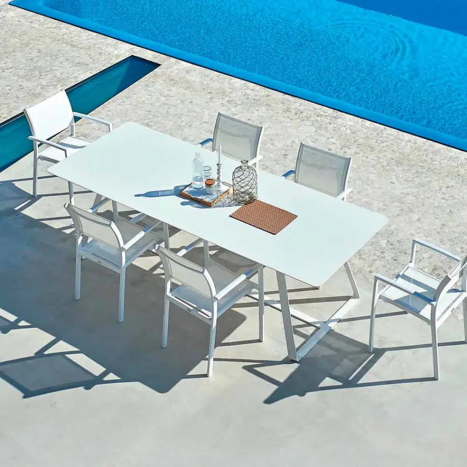 Tabela moderne e kopshtit Varaschin Kolonaki në madhësi të ndryshme Viadurini