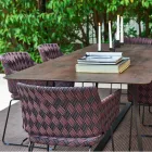 Tabela moderne e kopshtit Varaschin Kolonaki në madhësi të ndryshme Viadurini