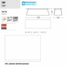 Tabela moderne e kopshtit Varaschin Kolonaki në madhësi të ndryshme Viadurini