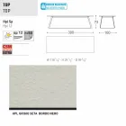 Tabela moderne e kopshtit Varaschin Kolonaki në madhësi të ndryshme Viadurini