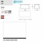 Tabela moderne e kopshtit Varaschin Kolonaki në madhësi të ndryshme Viadurini