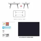 Tabela e kopshtit Varaschin Link me këmbë druri tik, H 65 cm Viadurini