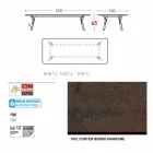 Tabela e kopshtit Varaschin Link me këmbë druri tik, H 65 cm Viadurini