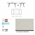 Tabela e kopshtit Varaschin Link me këmbë druri tik, H 65 cm Viadurini