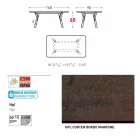 Tabela e kopshtit Varaschin Link me këmbë druri tik, H 65 cm Viadurini