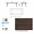 Tabela e kopshtit Varaschin Link me këmbë druri tik, H 65 cm Viadurini