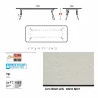 Tabela e kopshtit Varaschin Link me këmbë dru tik, H 75 cm Viadurini