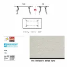 Kopsht Varaschin Link ose tryezë shtëpie ngrënie H 75 cm Viadurini