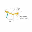 Kopsht Varaschin Link ose tryezë shtëpie ngrënie H 75 cm Viadurini