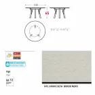 Tabela e jashtme / dizajni i brendshëm i rrumbullakët Varaschin Link, H 65 cm Viadurini