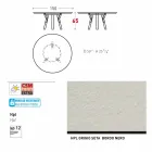 Tabela e jashtme / dizajni i brendshëm i rrumbullakët Varaschin Link, H 65 cm Viadurini