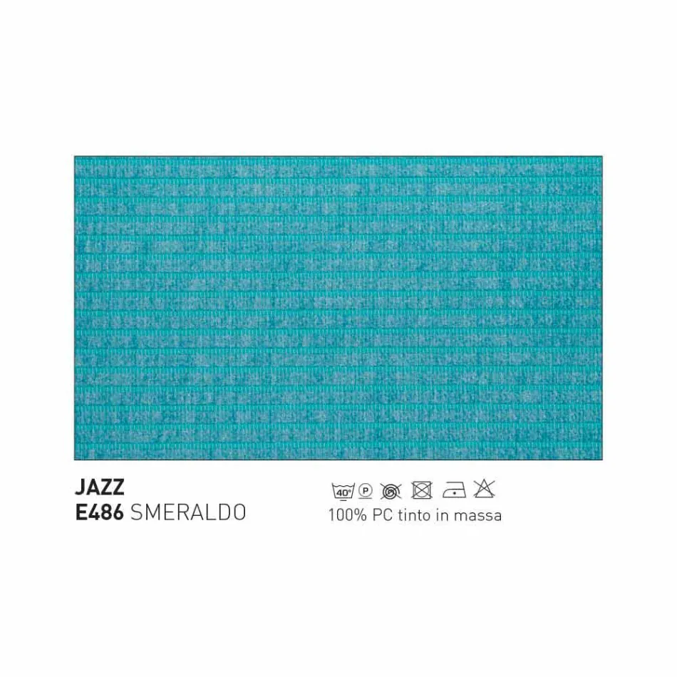 Karrige verore Varaschin e vendosur në çelik dhe pëlhurë Viadurini