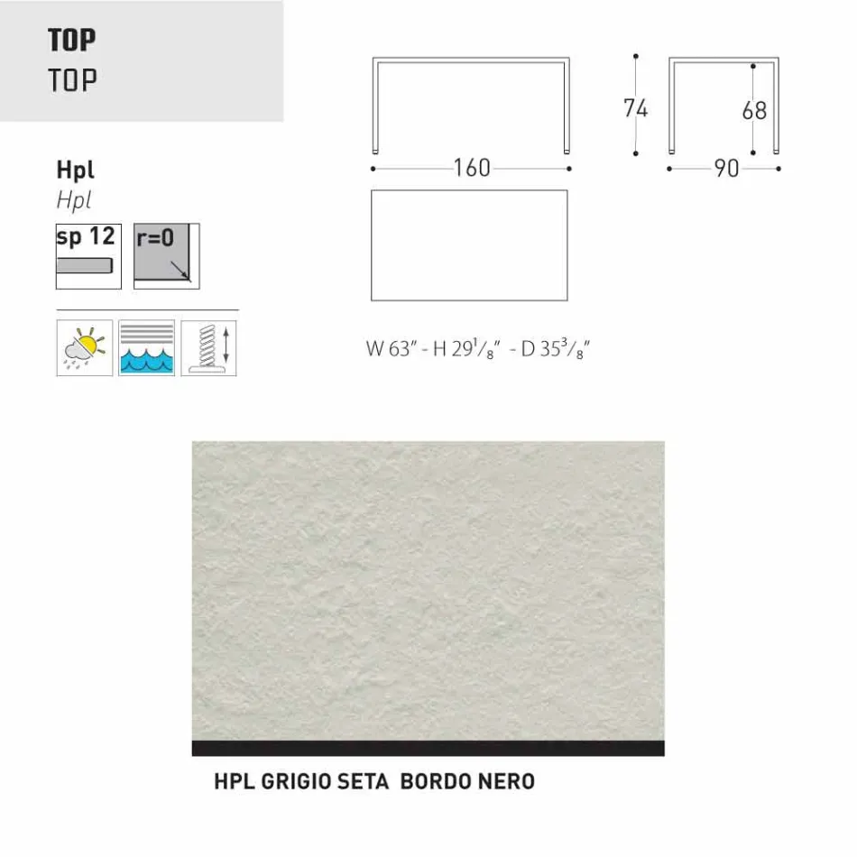 Kopsht Varaschin Victor ose tavolinë ngrënie shtëpie, dizajn modern Viadurini