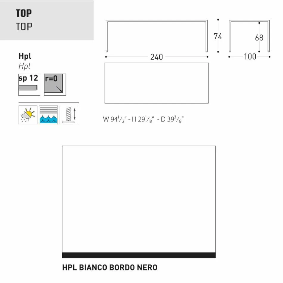 Kopsht Varaschin Victor ose tavolinë ngrënie shtëpie, dizajn modern Viadurini