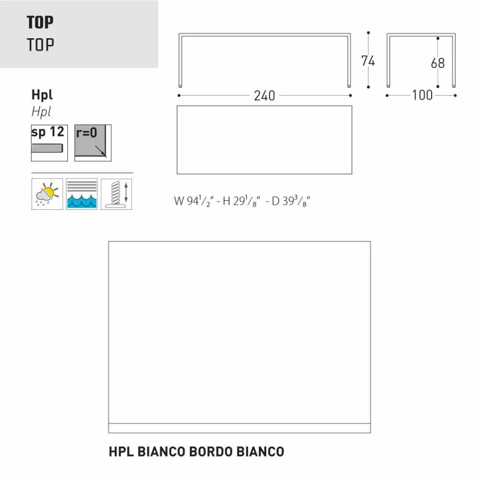 Kopsht Varaschin Victor ose tavolinë ngrënie shtëpie, dizajn modern Viadurini