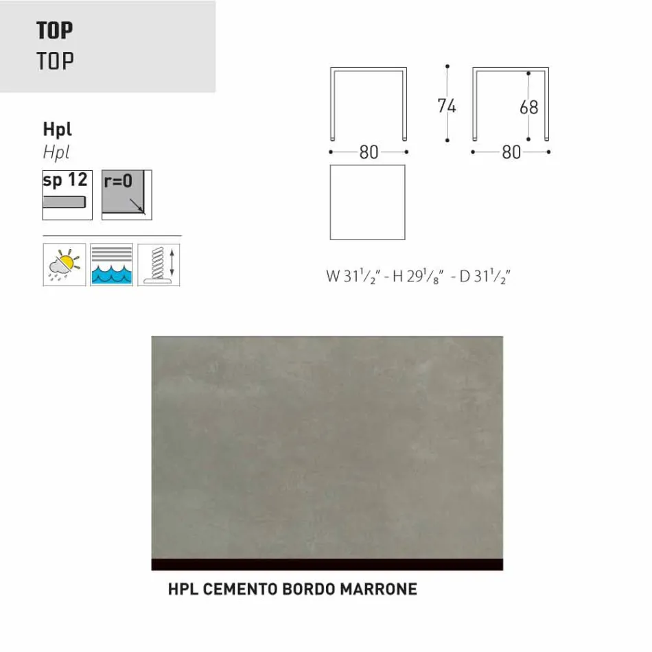 Kopsht Varaschin Victor ose tavolinë ngrënie shtëpie, dizajn modern Viadurini