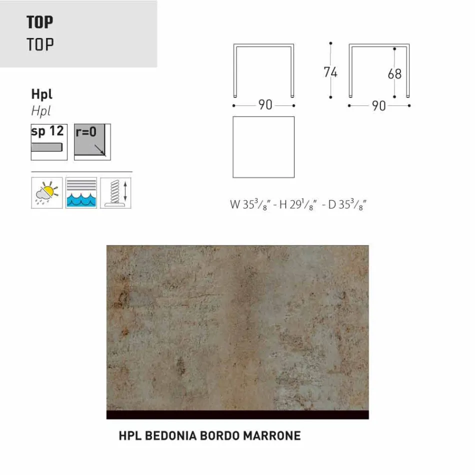 Kopsht Varaschin Victor ose tavolinë ngrënie shtëpie, dizajn modern Viadurini