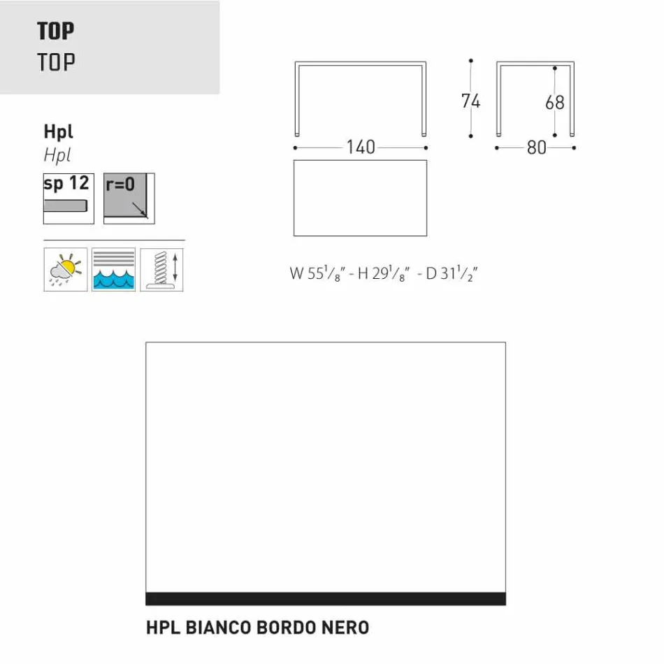 Kopsht Varaschin Victor ose tavolinë ngrënie shtëpie, dizajn modern Viadurini