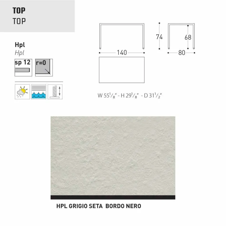 Kopsht Varaschin Victor ose tavolinë ngrënie shtëpie, dizajn modern Viadurini