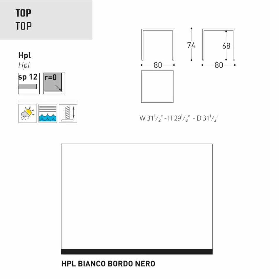 Kopsht Varaschin Victor ose tavolinë ngrënie shtëpie, dizajn modern Viadurini