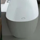 Vaskë e pavarur nga stili modern i dizajnit të bardhë - Lipperiavas1 Viadurini