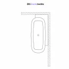 Vaskë e pavarur nga stili modern i dizajnit të bardhë - Lipperiavas1 Viadurini