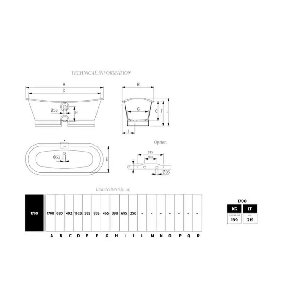 Vaskë moderne hekuri me stil vaskë Betty Viadurini