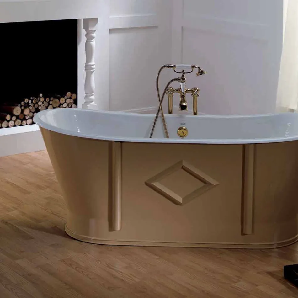 Guri i pavarur prej guri vaskë pikturuar dhe dekoruar Allen Viadurini