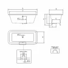 Vaskë Vintage Freestanding me këmbët, në Gize - Nausica Viadurini