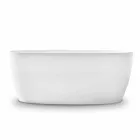 Vaskë pa këmbë, Dizajn sipërfaqe e ngurtë me shkëlqim / Mat - Veil Viadurini