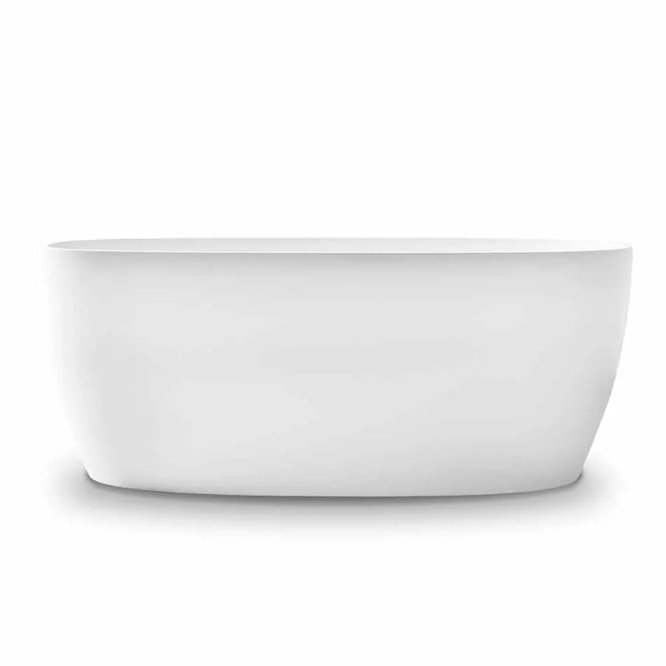 Vaskë pa këmbë, Dizajn sipërfaqe e ngurtë me shkëlqim / Mat - Veil Viadurini