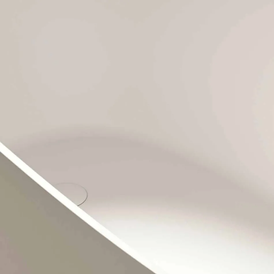 Vaskë pa këmbë, Dizajn sipërfaqe e ngurtë me shkëlqim / Mat - Veil Viadurini